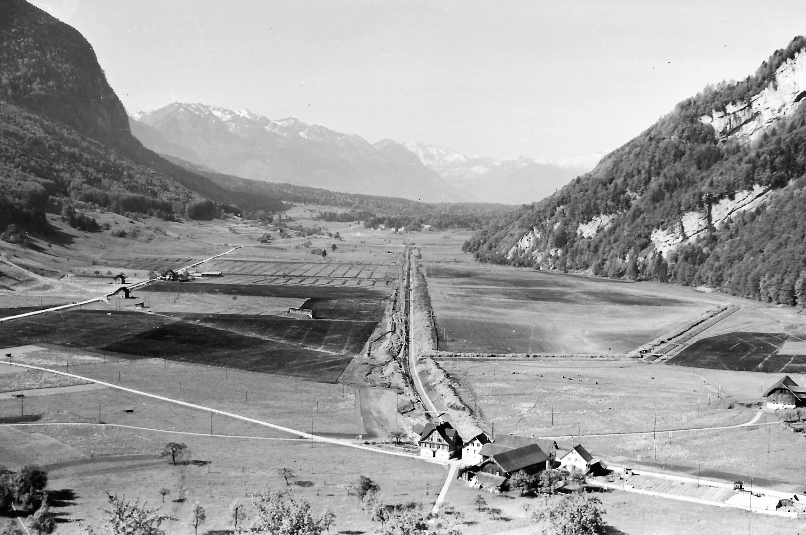 Der neue Kanal des Mehlbachs durch das Drachenried (1942)